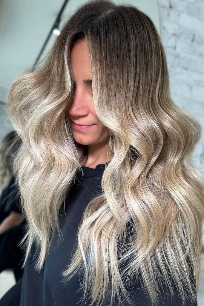 Seamless Bright Blonde Ombre