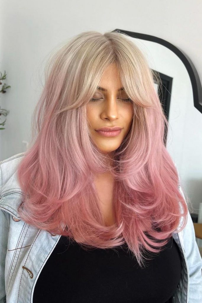 Pinky Strawberry Ombre