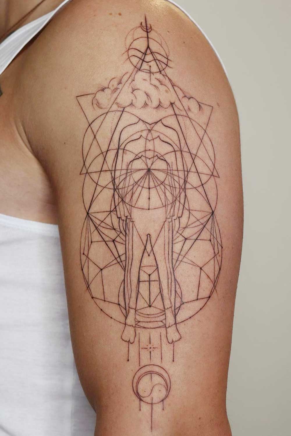 Geometric Style Tattoo
