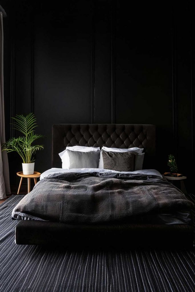 Dark Bedroom Design