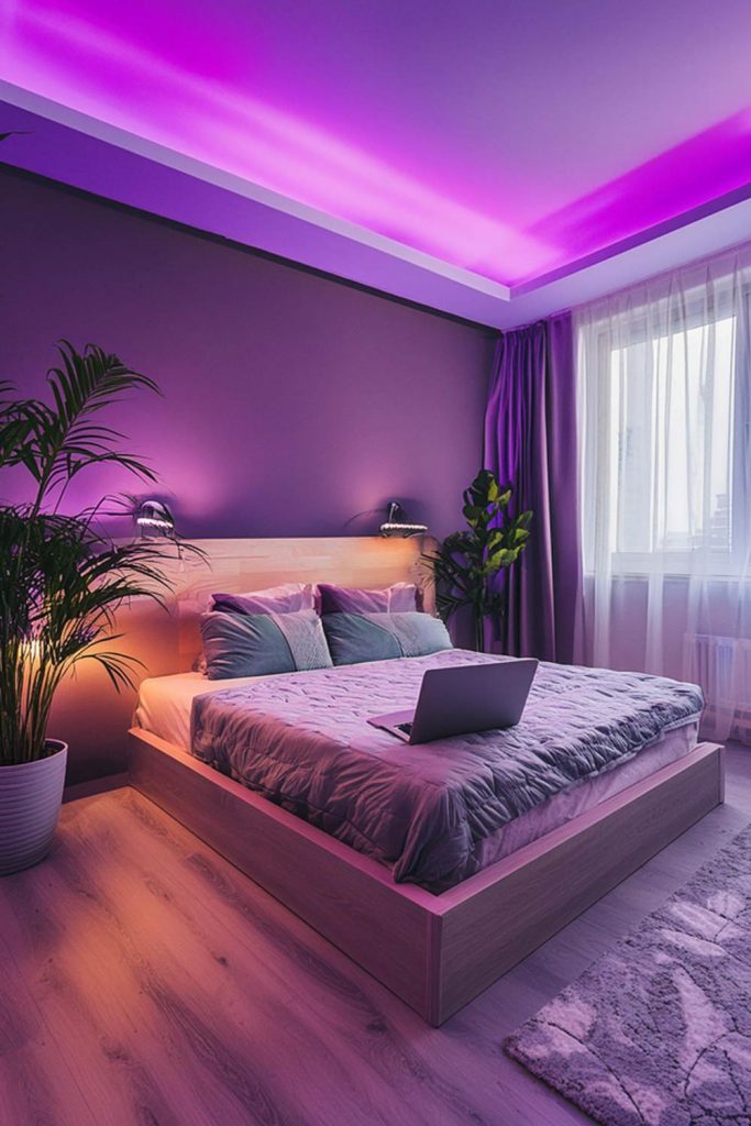 Neon Colors Bedroom
