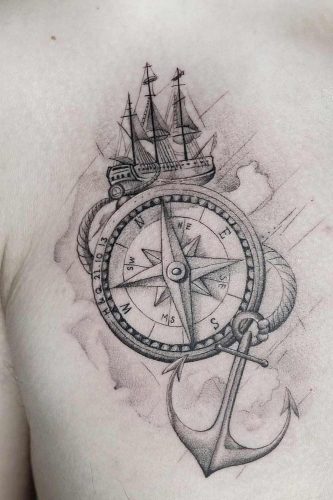 Compass Tattoo Designs: Symbolism and Style in Focus