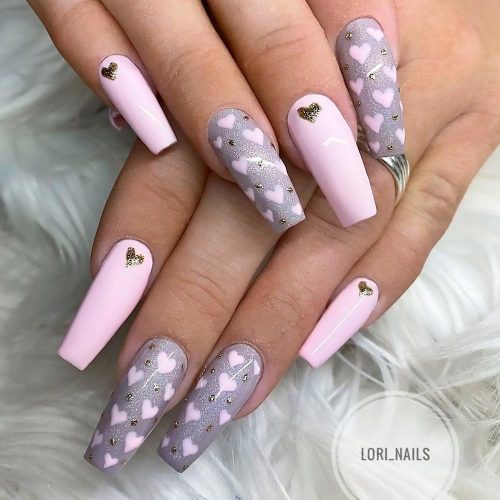 Charming Pink Coquette Nails