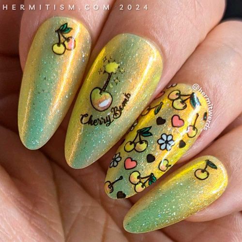 Almond-Shaped Gel Nails Designs