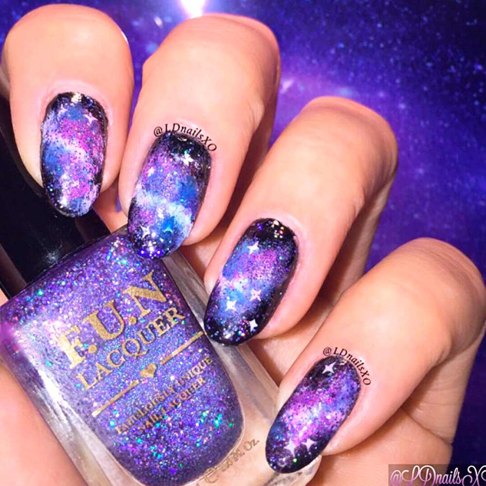 46 Galaxy Nails You Need to Copy Immediately