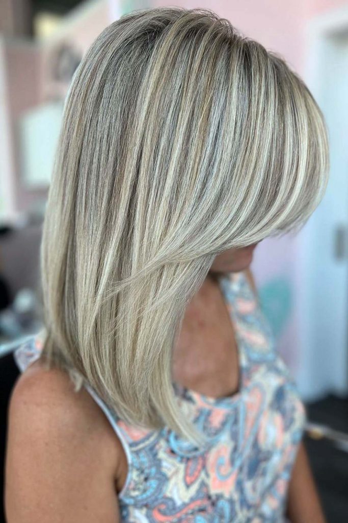 Blonde Bob with Dimensional Highlights