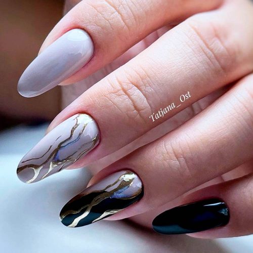 Stunning Oval-Shaped Long Nails