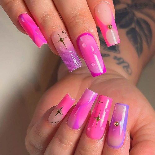 Square-Shaped Long Nails for Your Classy Look