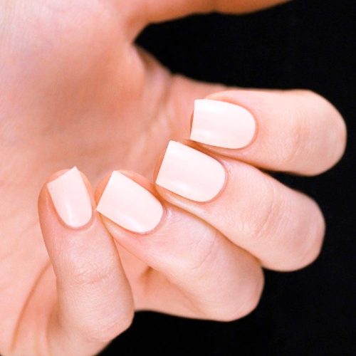 Office-Styled Manicure for Short Nails