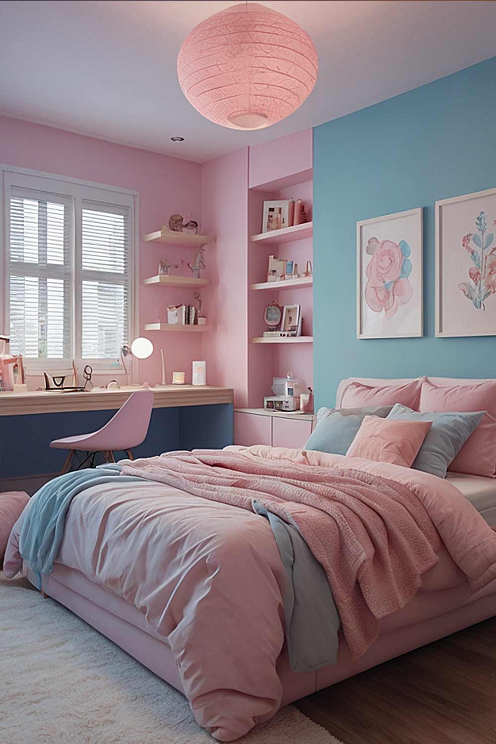 Blue And Pink Bedroom Ideas For Teens