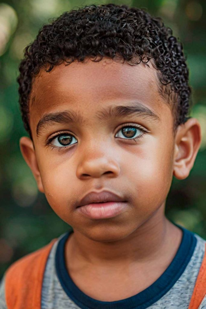 Super Short Curly Cut #blackboyshaircuts #blackboyhaircut #afroboyhaircut