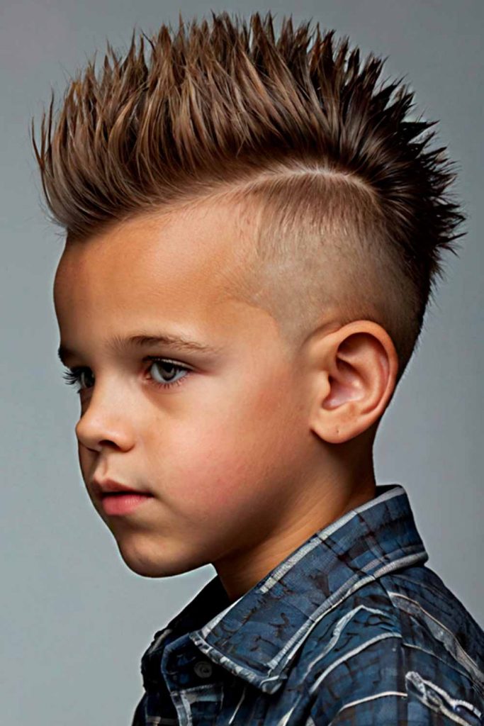 Stylish Mohawk #boyshaircuts #haircutsforboys