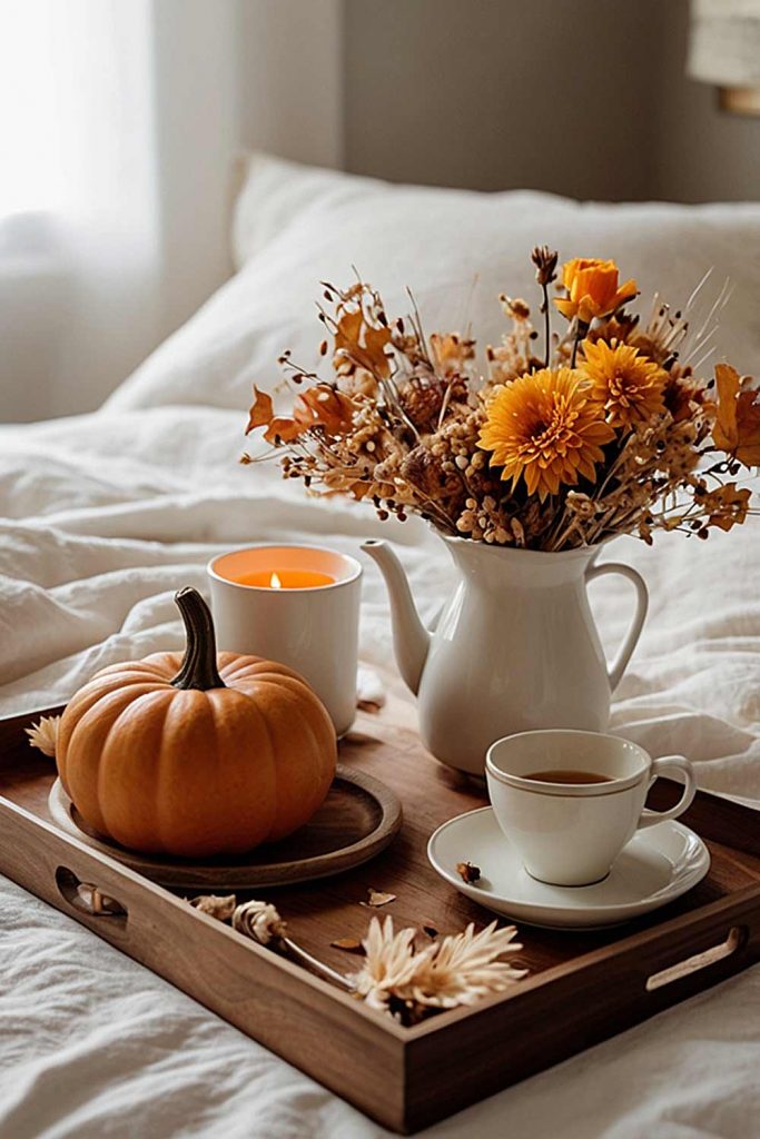 Fall Flowers Bouquet for Morning Routine