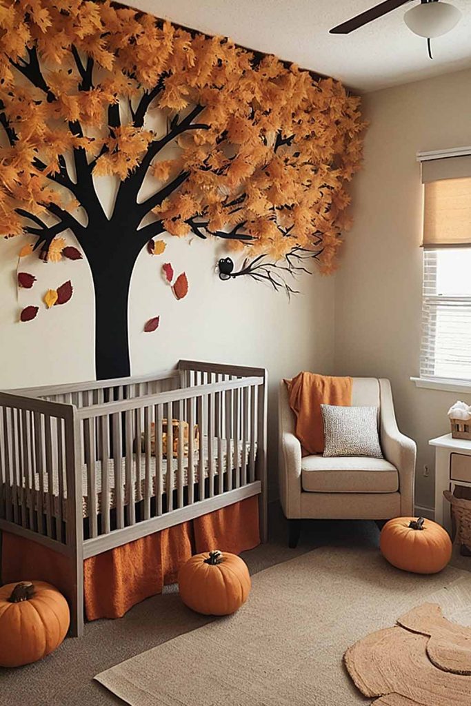 Fall Theme Nursery Design