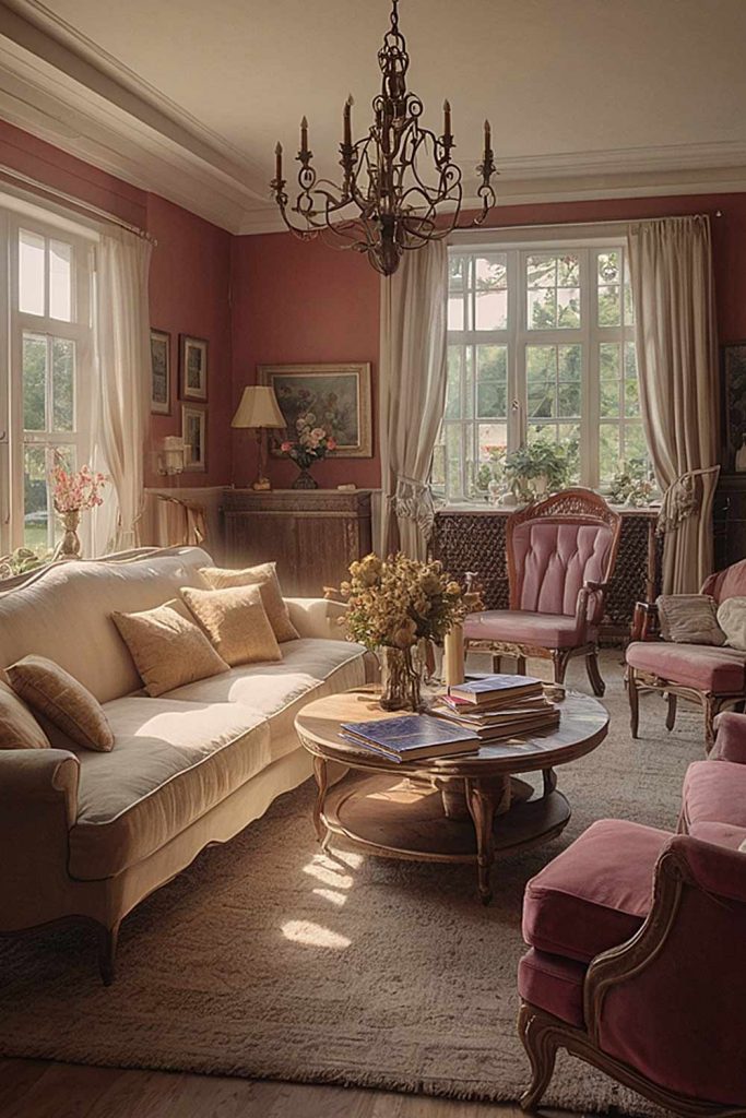 Go on Muted Pink for the Living Room