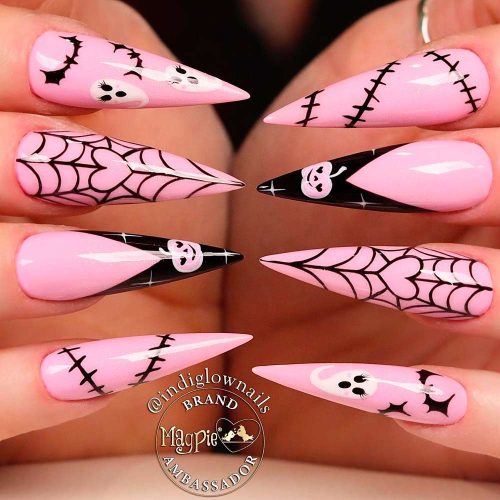 Spider Halloween Nail Designs