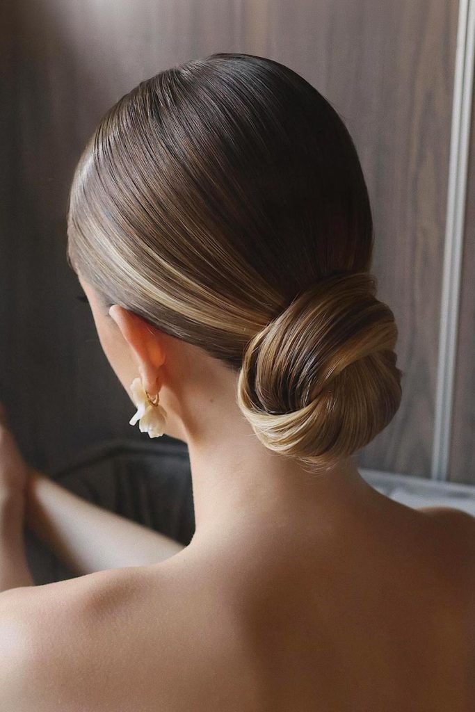 Elegant and Sleek Twisted Bun