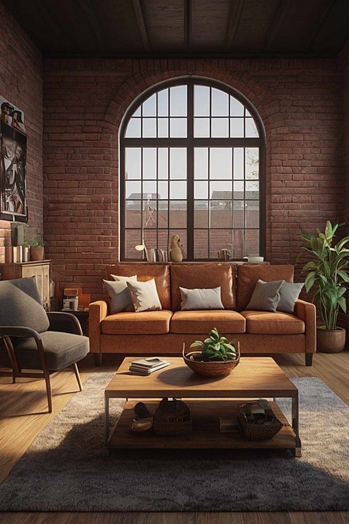 Industrial Style Living Room Decor