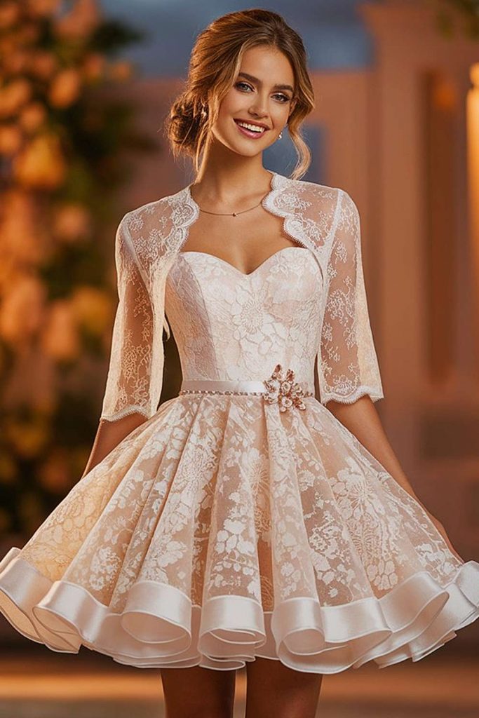 Short Vintage Homecoming Dress