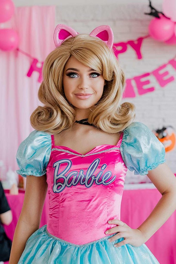 Barbie halloween costume for adults sale