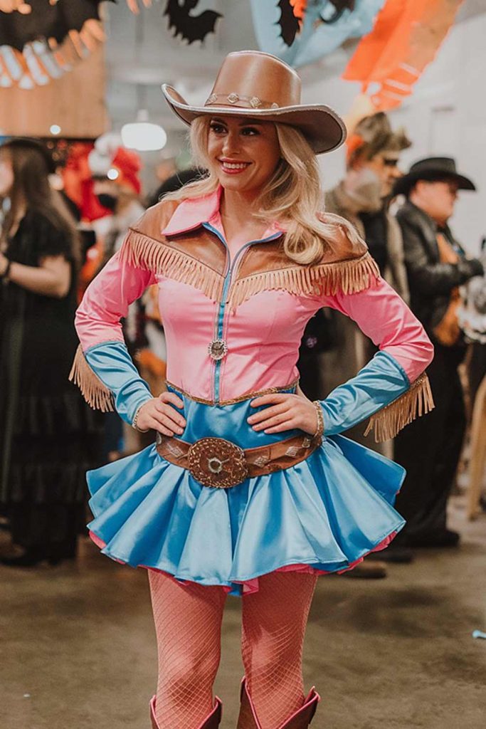 Cowgirl Barbie Costume for Halloween