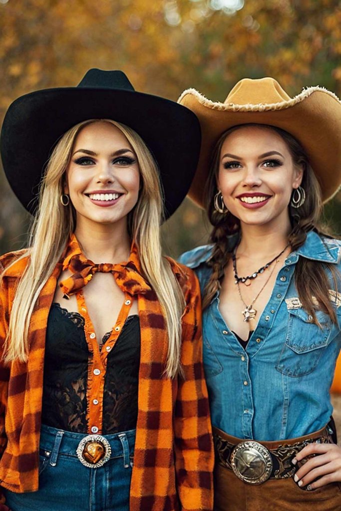 Sexy Cowgirls Halloween Costume Idea