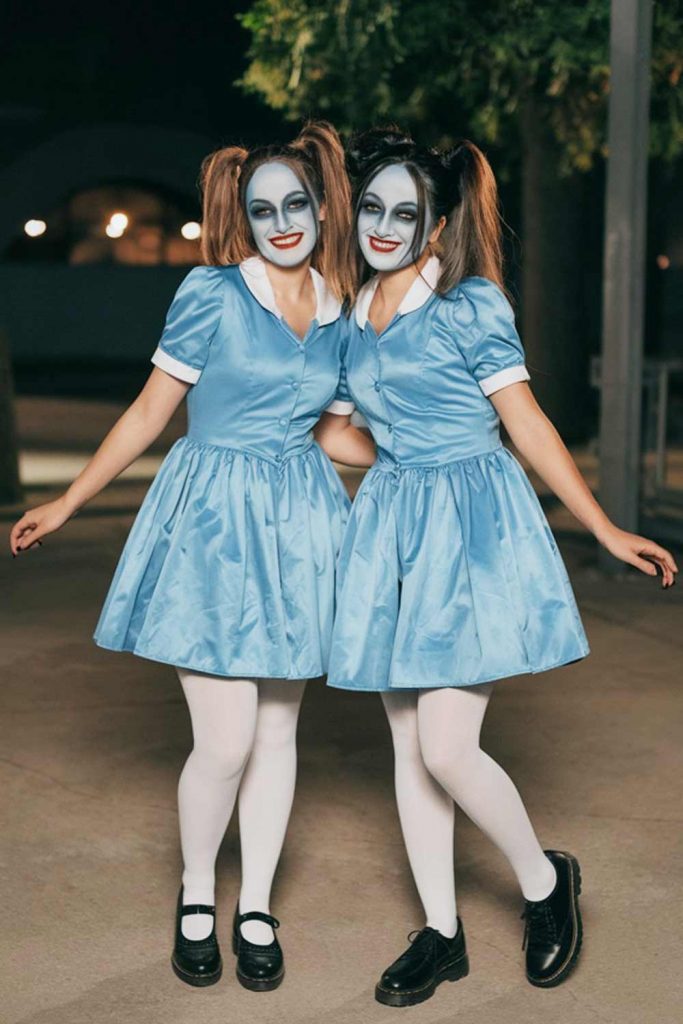 Creepy Twins Halloween Costumes for Best Friends