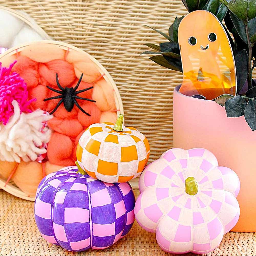 Pastel Pumpkins Home Decoration