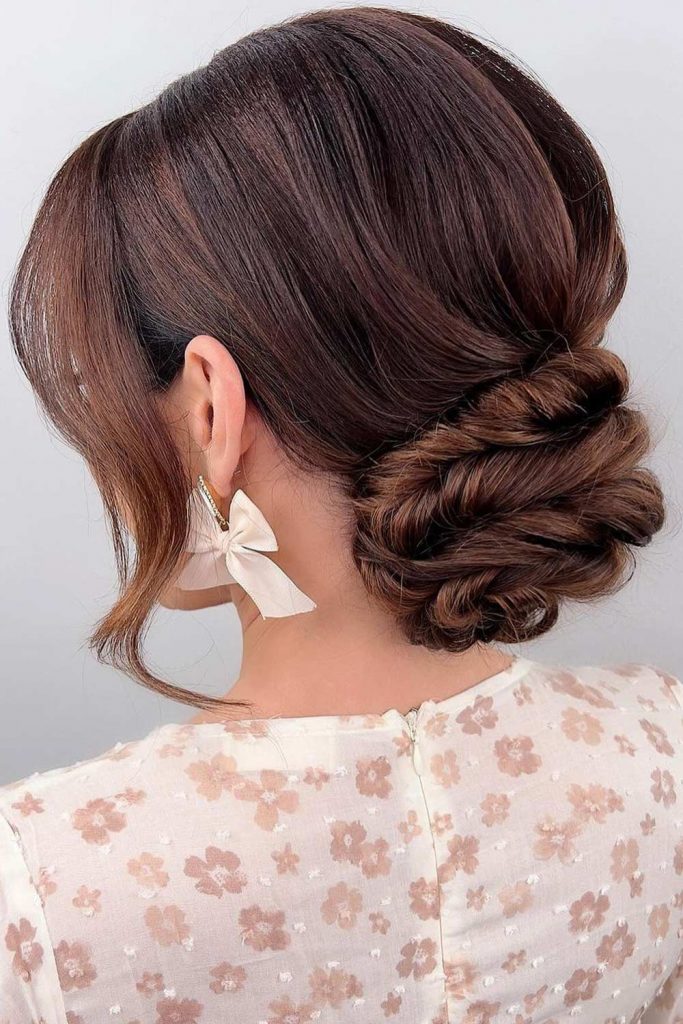 Low Bun Updo