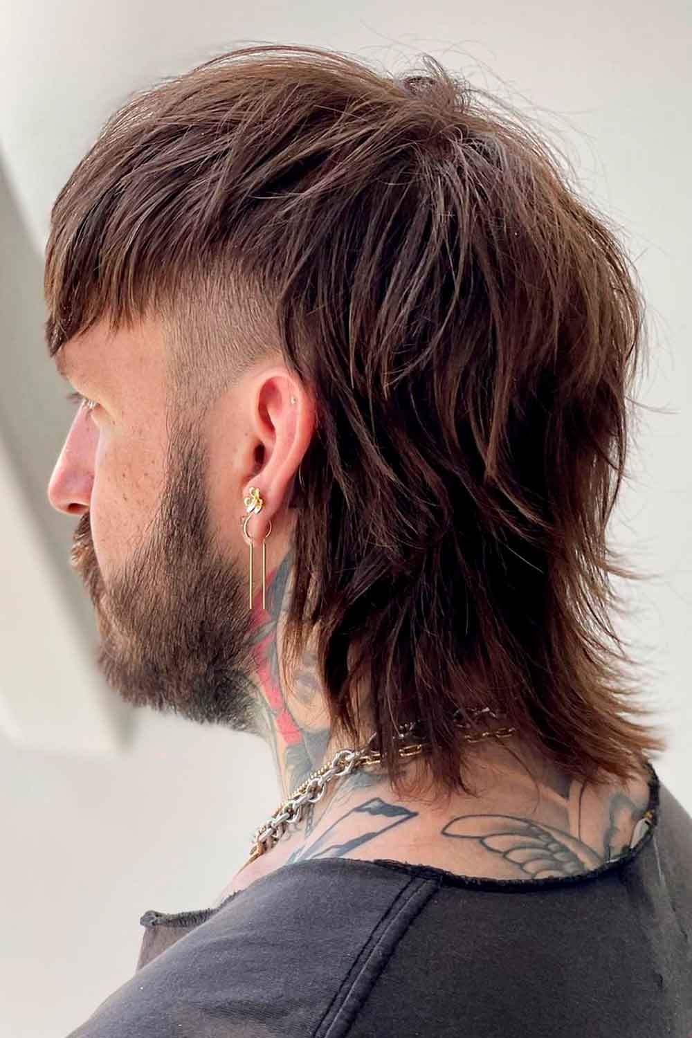 Spiky Layered Mullet #mullet #mullethaircut #mulletmen