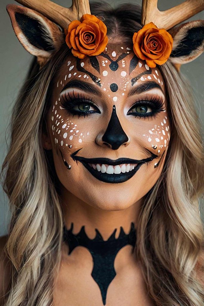 Deer Makeup for Halloween