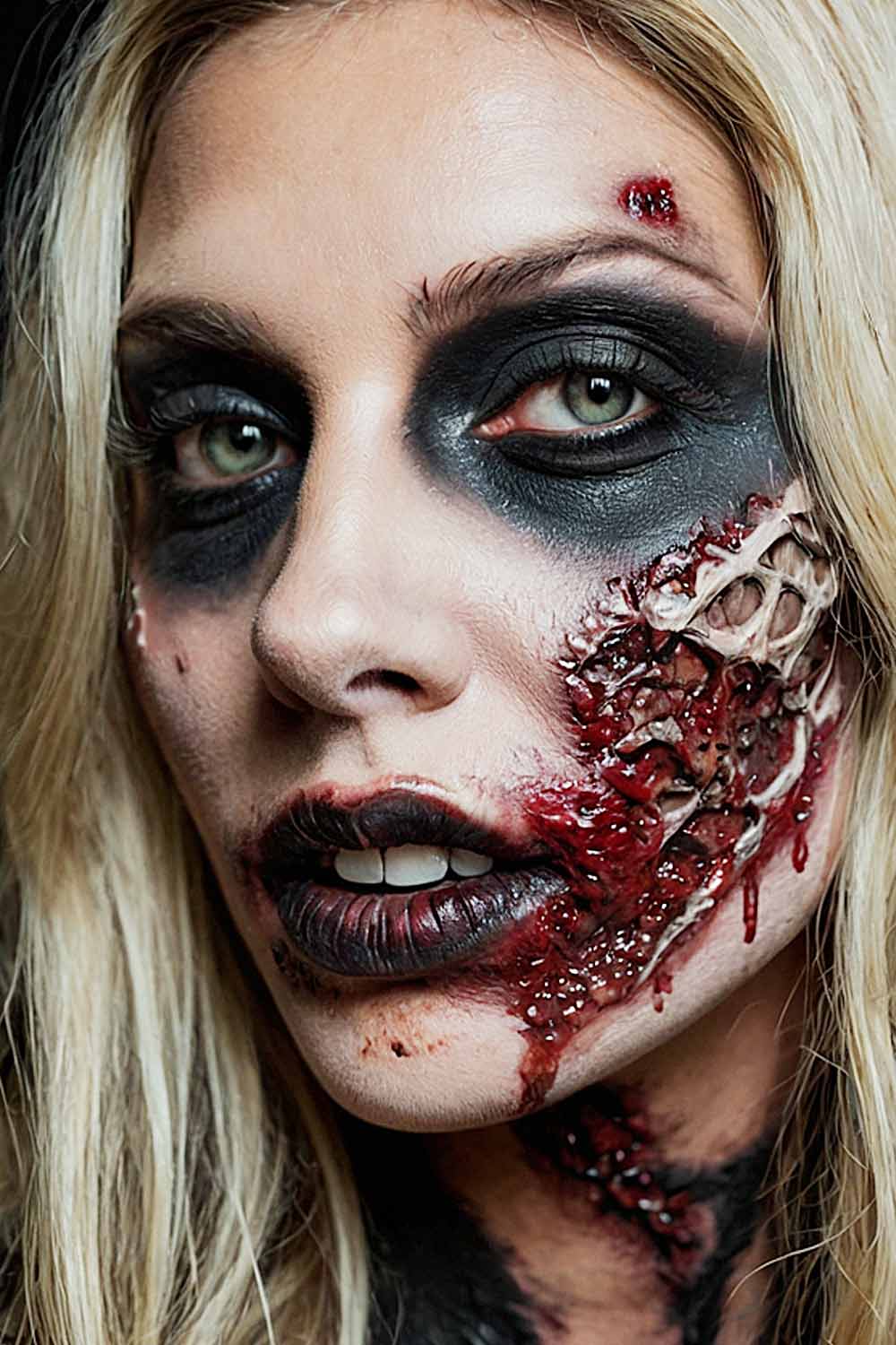 Death Zombie Makeup Idea