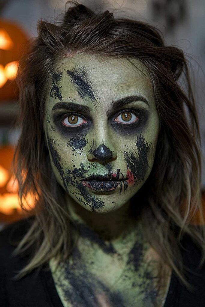 Zombie Makeup for Halloween