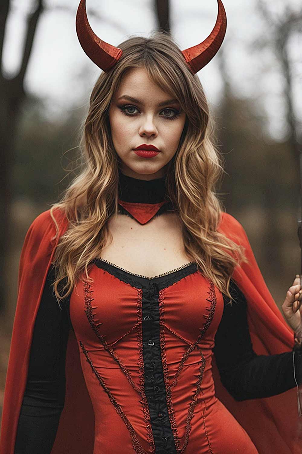 Devil Look for Halloween