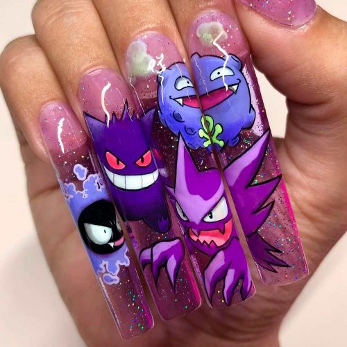 Halloween Nail Art Inspired By Popular Characters