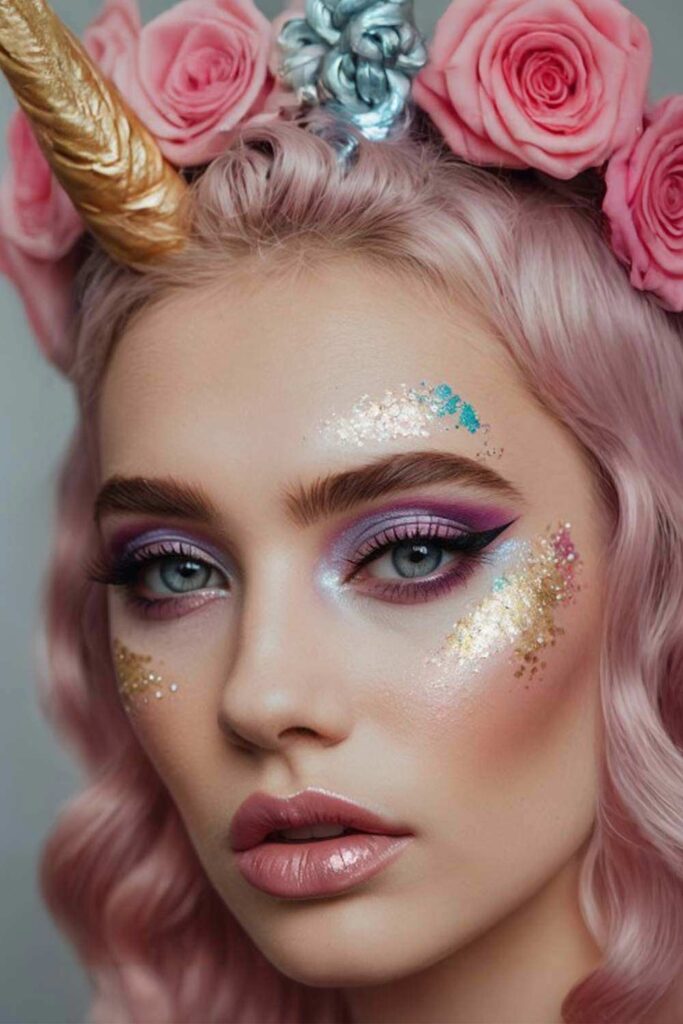 Forest Nymph + Unicorn Makeup Looks