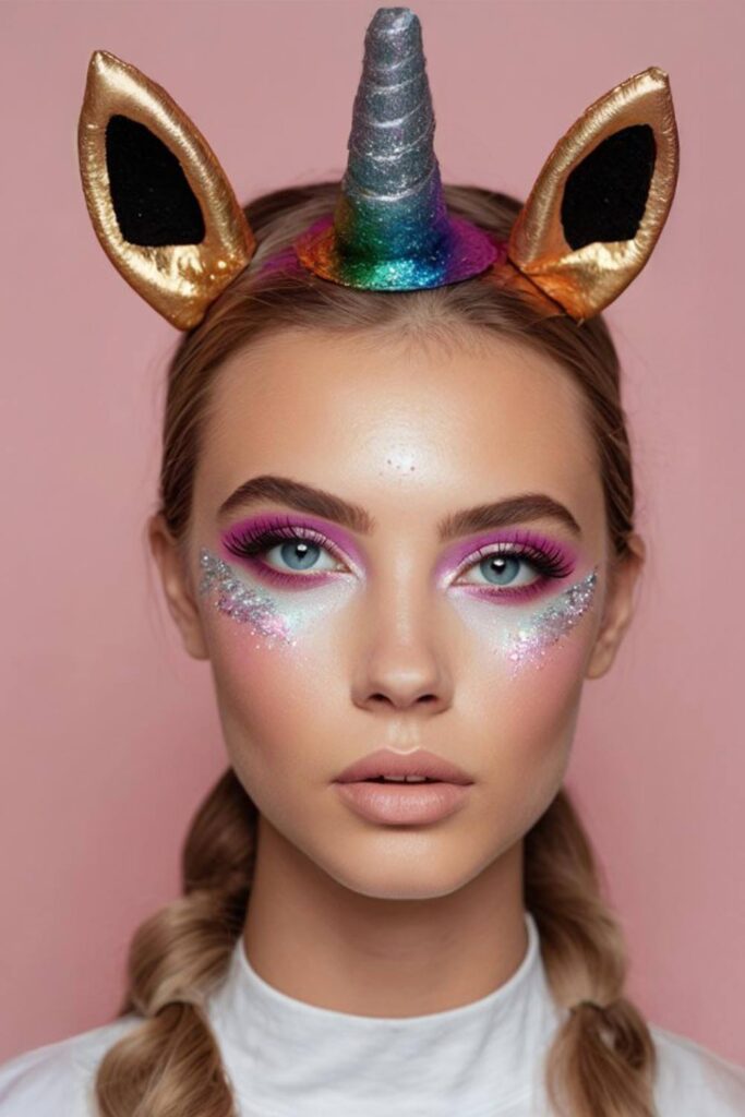 Simple Unicorn Makeup Ideas