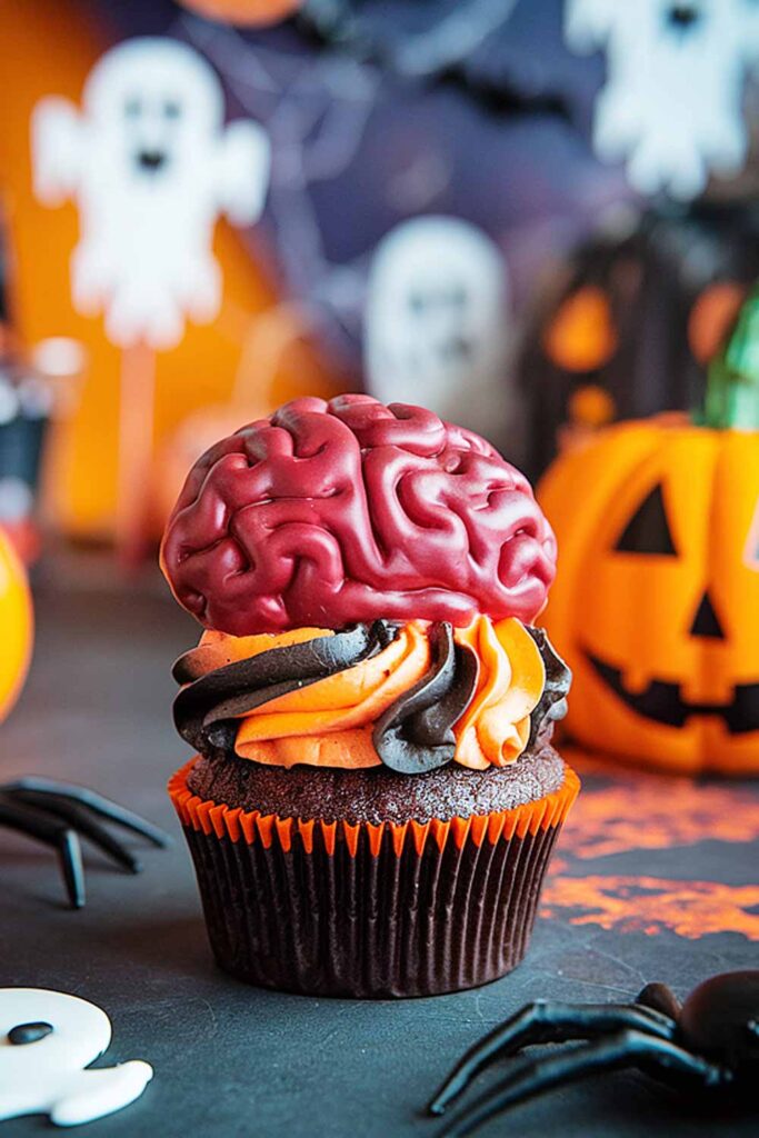 Blood Brain Cupcake Idea