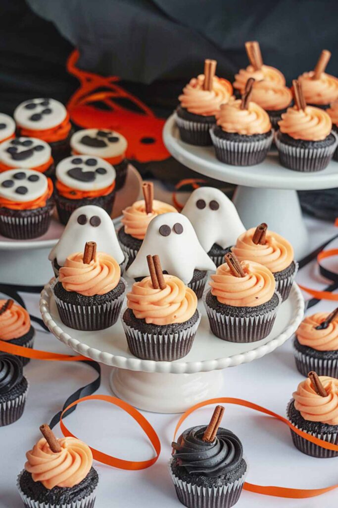 Cupcakes with Ghosts