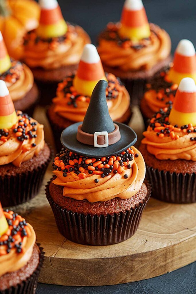 Wicked Witch Hat Cupcakes