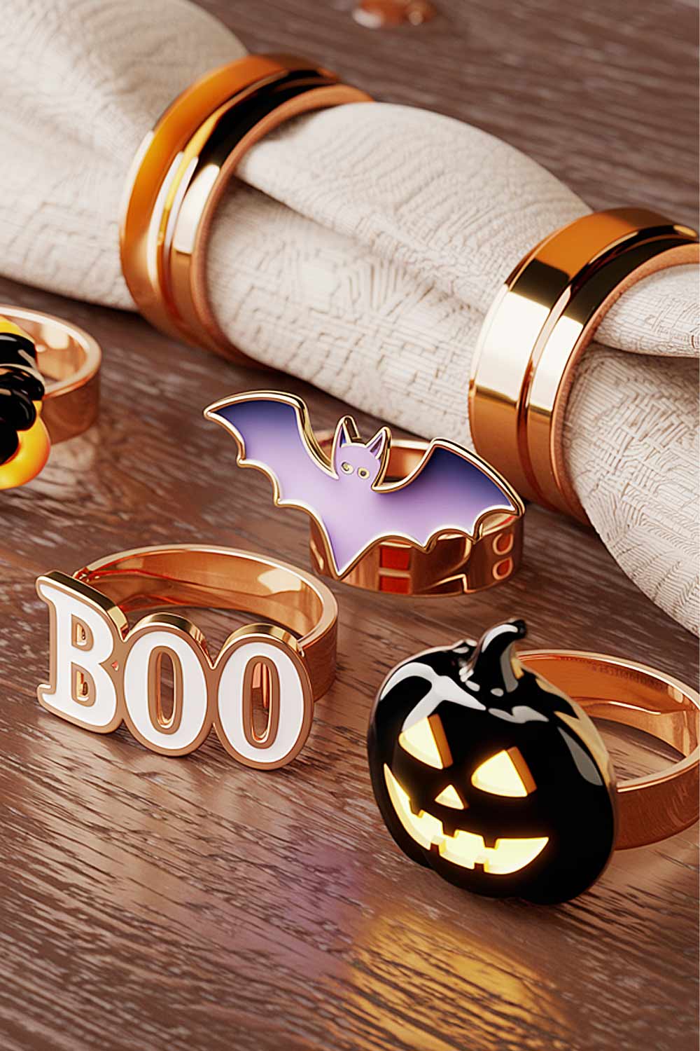 Halloween Napkin Rings Ideas