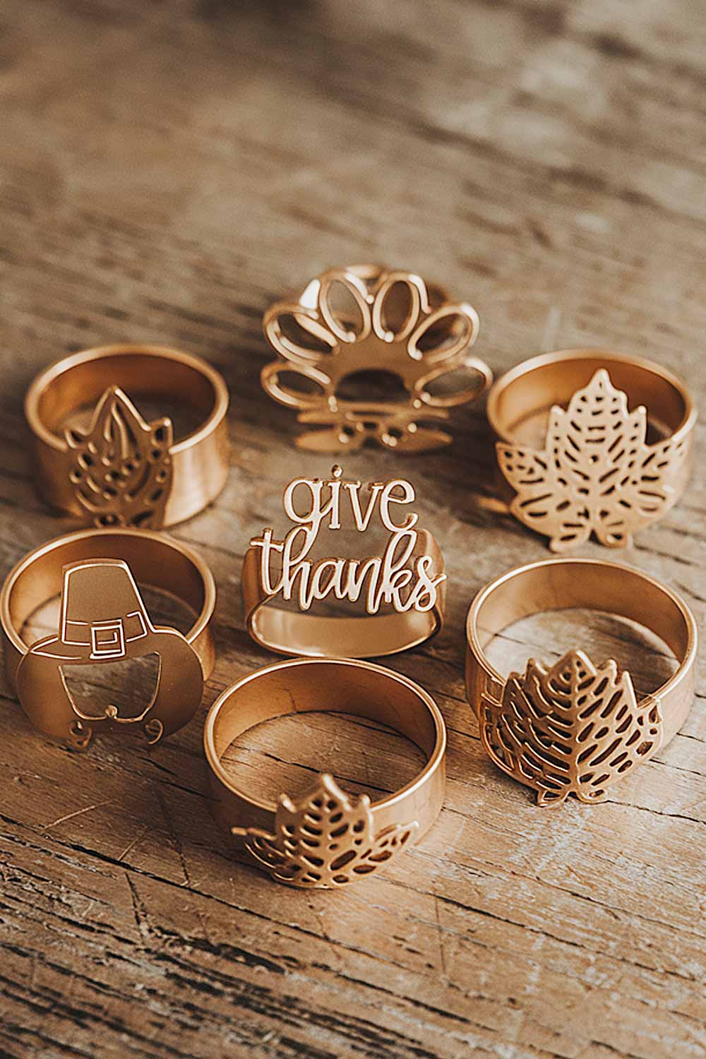 Ideas of Thanksgiving Napkin Rings