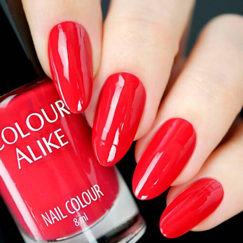 Easy Designs for Red Nails