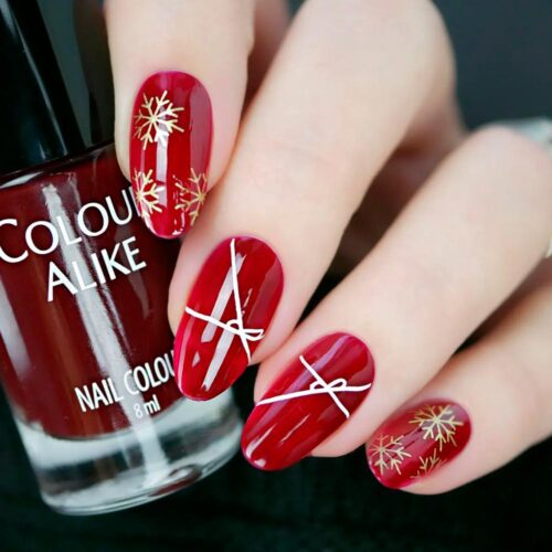 Christmas Red Nails Designs