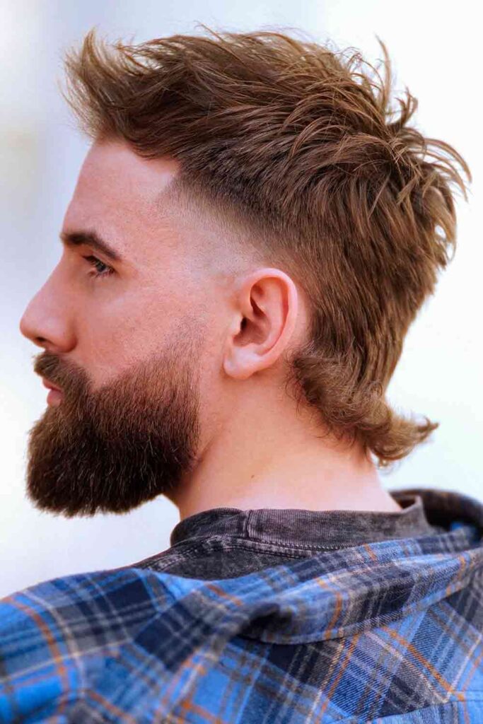 Mullet Short Mens Haircuts #shorthaircutsformen #shorthairmen #mensshorthairstyles