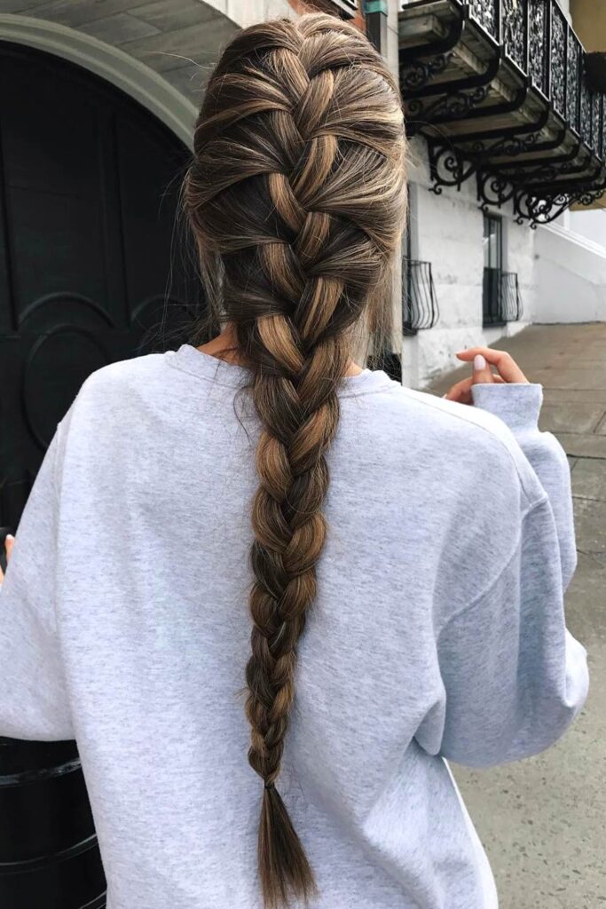 Relaxed French Braid