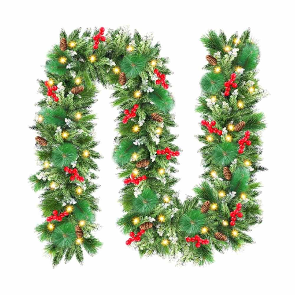 Christmas Garland with Lights