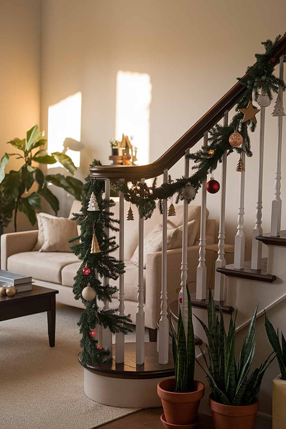 Stairs Garland Decor