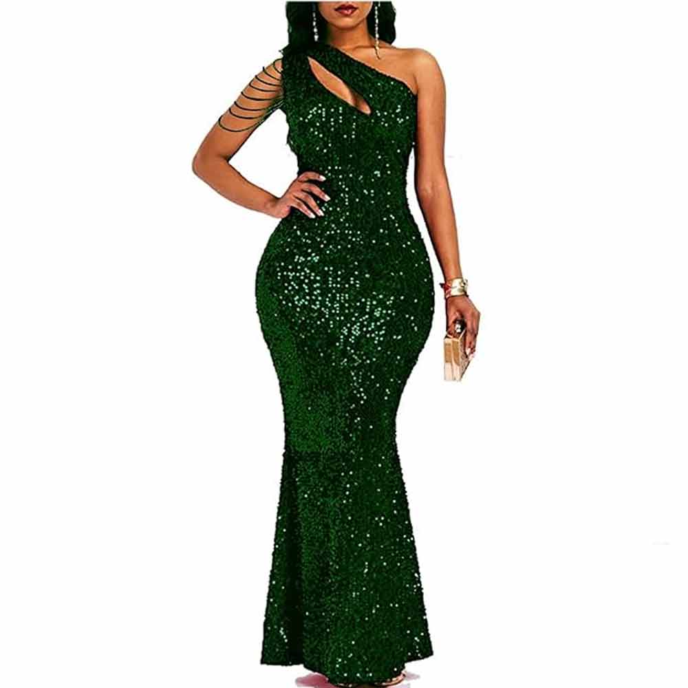 One Shoulder Mermaid Dress