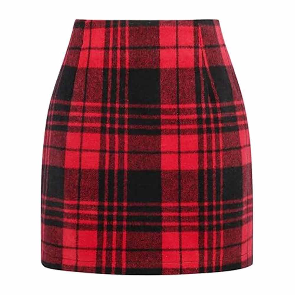 Plaid Mini Skirt